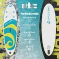 thumbnail image 4 of Bifanuo Inflatable Stand Up Paddle Board with SUP Paddles, Fins, Valve Adapter. Non-Slip Deck, Wide Stance, Bottom Fin. Ultra-Light SUP for All Skill Levels, 4 of 7
