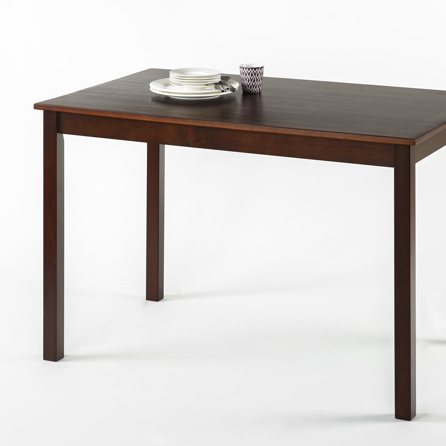 Elm & Oak Juliet 45" Indoor Wood Dining Table, Brown