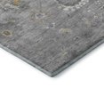 thumbnail image 3 of Addison Rugs Mayfield Premium Machine Washable Traditional Formal Gray Round Rug, 8' x 8', 3 of 5