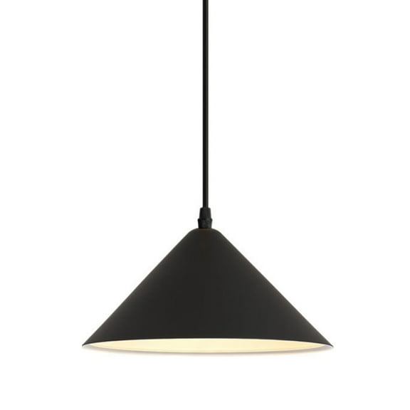 Minimalism metal aluminum pendant light fixture, simple farmhouse pendant lighting, industrial style retro hanging lamp for kitchen island dining room table bar counter laundry room