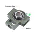 thumbnail image 3 of Unique Bargains UCT205 Take-Up Block Bearings 25mm Bore Cast Iron Bearing Unit Set Screw Lock, 3 of 5