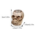 thumbnail image 3 of EUDIDV Spooky Halloween Ornaments Halloween Skeleton Candlestick Halloween Horror Decorative Skeleton Candlestick Creepy Halloween Props, 3 of 6