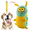 thumbnail image 4 of Perros de peluche Chew Squeaky Toy, juguet cumpleaños Soft Snuffle Stuffed Toy para forrajeo Entrenamiento Aburrimiento Mejora , Vidrio Verde Colco Los perros mastican juguetes chirriantes, 4 of 7