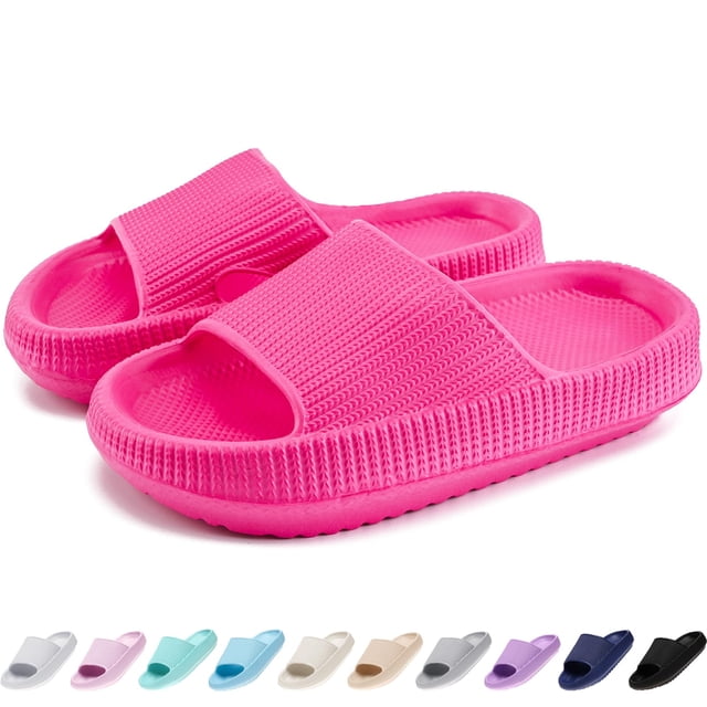 Sandalias Slide Rosyclo Cloud para niños, antideslizantes, suaves y cómodas