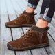 thumbnail image 5 of Botas de combate retro Zapatos casuales para hombres Calcetines transpirables Zapato para herramientas de locomotoras Wmkox8yii  123q1356, 5 of 9