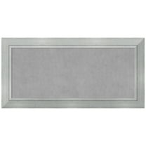 Amanti Art Romano Silver Framed Magnetic Board 55 x 27 in.