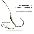 thumbnail image 4 of KUFptva 6Pcs Fishing Hook Link Tied Hook Tied Boilie Baits Hook with Fishing Line Fishing Accessories, 4 of 7