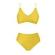 thumbnail image 5 of Traje de baño para mujer, moda para mujer, traje de baño sólido sin mangas, push-up, acolchado, traje de baño, ropa de playa, trajes de baño para mujer, 5 of 6
