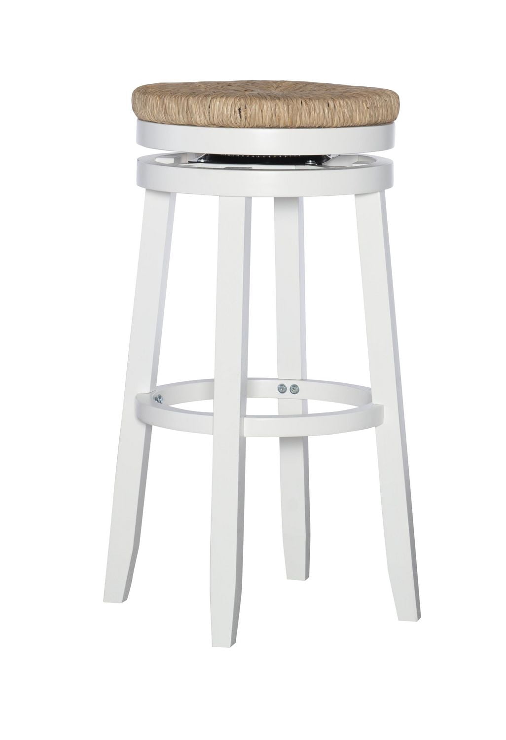 Tabouret de bar Larkin, blanc
