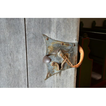 - Canvas Print Access Door Handle Jack Input Metal Door Stretched Canvas 10 x 14