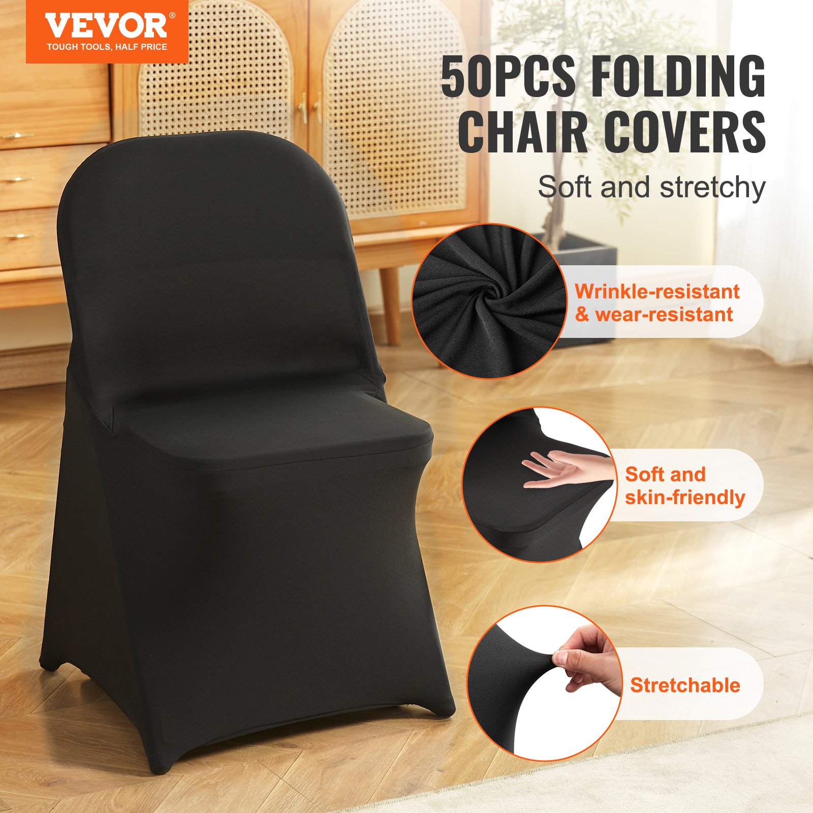 Housses De Siège élasthanne Pour Chaises - Protection Contre Les Taches, Extensible, Lavable