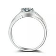 thumbnail image 3 of Men's Wedding CZ Jewelry Band 925 Silver, Gold Engagement Fashion Ring Size 7-12, 3 of 6