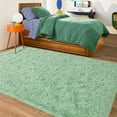 thumbnail image 6 of Rugs for Living Room Bedroom, Area Rugs 5x7 Fluffy Rug Carpet, Soft Shaggy Modern Floor Rug for Kids Boys Girls Room, Plush Fuzzy Dorm Rug for Home Decor Aesthetic, Mint Green, 6 of 16