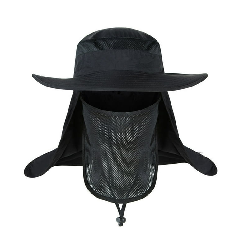 ilfioreemio Super Wide Brim Sun Hat for Men UPF50+ UV Protection Waterproof  Boonie Bucket Hat for Fishing, Hiking, Camping, Gardening