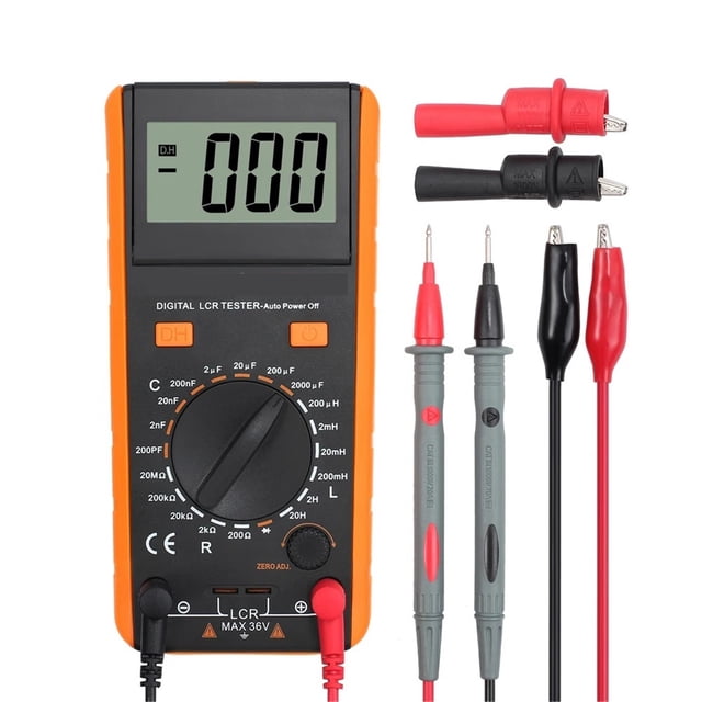 Multimètre Numérique LCR Testeur pour Résistance de Capacité d'Inductance Affichage LCD Kit d'Outils de Mesure, Largement Utilisé
