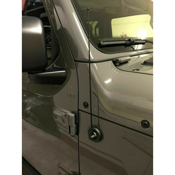 15" inch Stainless Black Antenna Mast for JEEP WRANGLER JK/JL 2007-2023 GLADIATOR 2020-2023 New