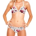 thumbnail image 2 of Valentine's Day Love Stylish Bikini Set with Detachable Sponge & Adjustable Strap 2-Pack - Beach Ready!, 2 of 6
