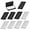 Black/Silver, variant on Business Card Holder, 10Pcs Aluminum Metal Card Case, Long-Term Use Without Fading, Professional Pocket Card Holder for Name Card Credit Card Gift Cards ID Cards, Easy to Carry, Red