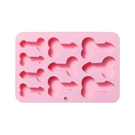 

Qianha Mall 10 Cavities Silicone Mold 1pc/2pcs Ice Cube Tray Diy Chocolate Mold 10 Cavities Bone Shaped Silicone Baking Cake Candy Jelly Cookie Soap Mold Funny
