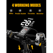 Heybike Ranger 2.0 Electric Bike for Adults, 1400W Peak Motor Foldable Ebike with 600Wh Removable Battery, 20 Fat Tire All-Terrain Electric Bicycle with Front Suspension, UL 2849