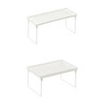 thumbnail image 1 of Organizador de estantes de cocina,organizador de gabinete de baño de cocina debajo del fregadero,estante extensible de almacenamiento debajo del gabinete,estante de vajilla y estante ajustable, 1 of 8
