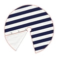 thumbnail image 3 of Kll Navy Blue And White Stripes Christmas Tree Skirt ,Party Decorations Farmhouse For Christmas Decorations Holiday Party, 3 of 8