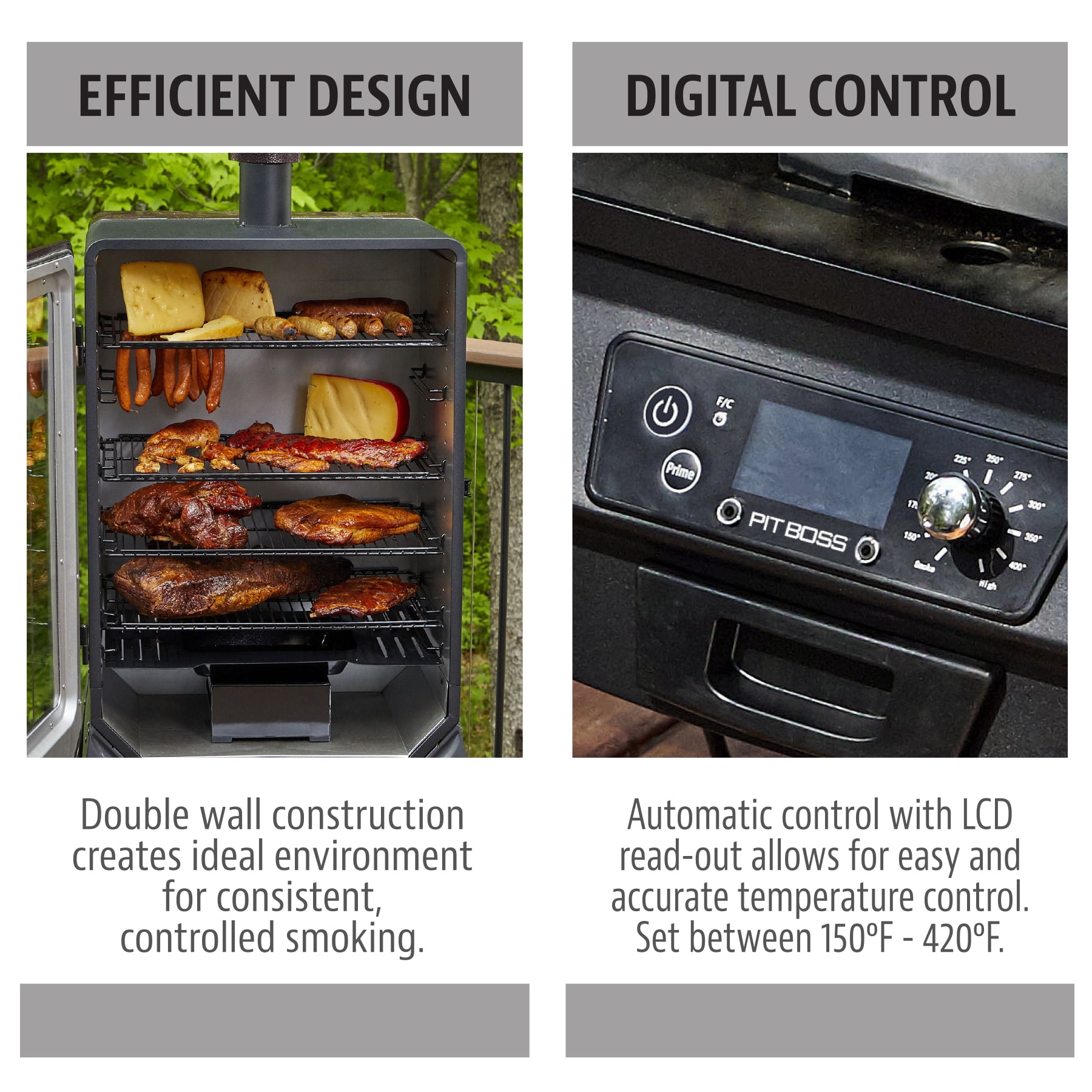 Series Pit Boss Electric Pellet Smoker Pit Boss Copperhead Vertical