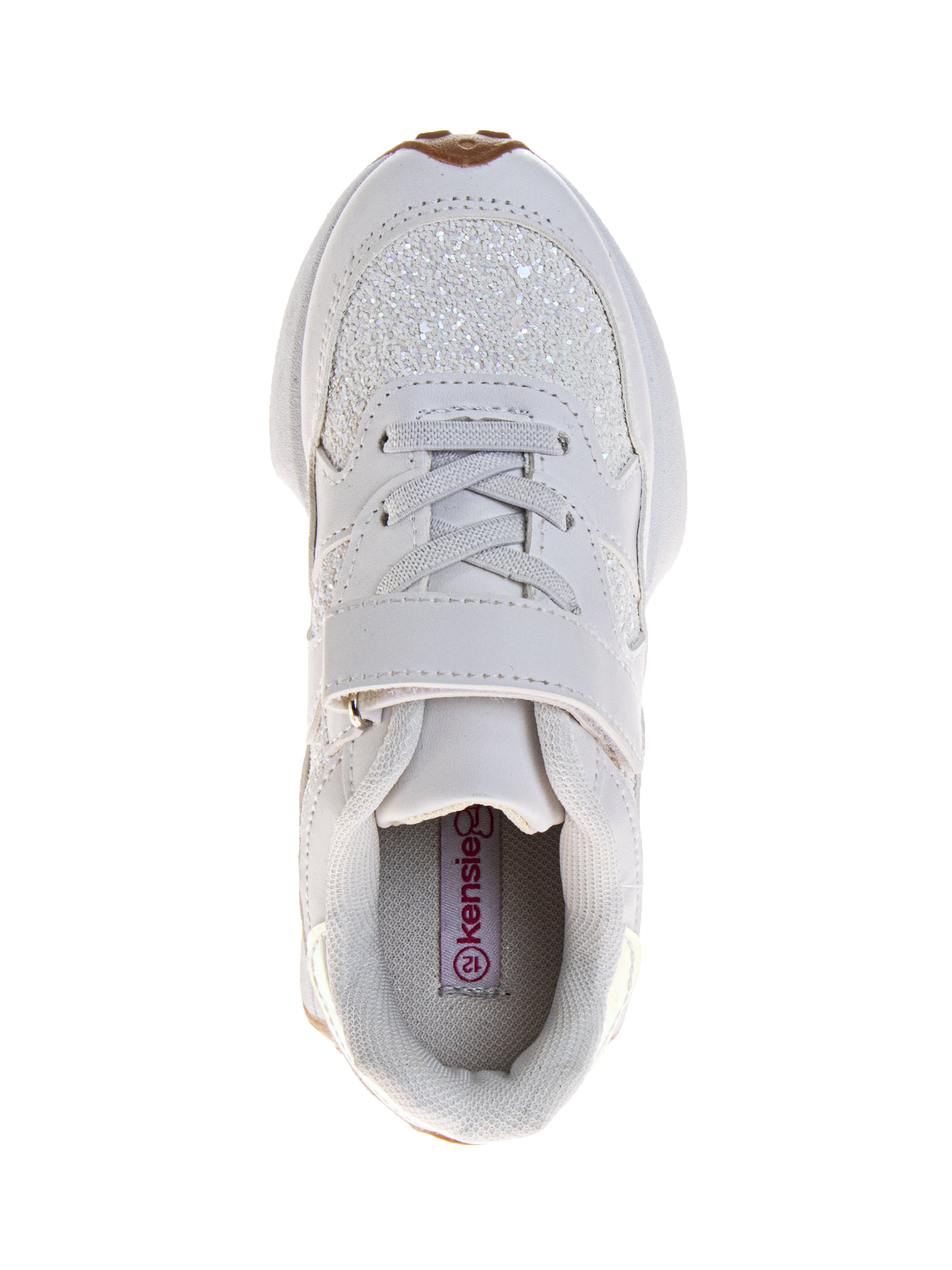 Kensie Girl low top hook and loop closure sneakers, Sizes 12-4