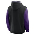 thumbnail image 5 of Men's Fanatics  Black/Purple Sacramento Kings Half Court Shot Clock Fastbreak Hoodie, 5 of 5