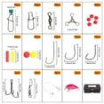 thumbnail image 3 of FREE FISHER Surf Fishing Tackle Kit 234 Pcs Ocean Saltwater Fishing Lures Fish Finder Rigs Pompano Rig Pyramid Sinker Weight Fishing Hooks Swivels Various Accessories, 3 of 9