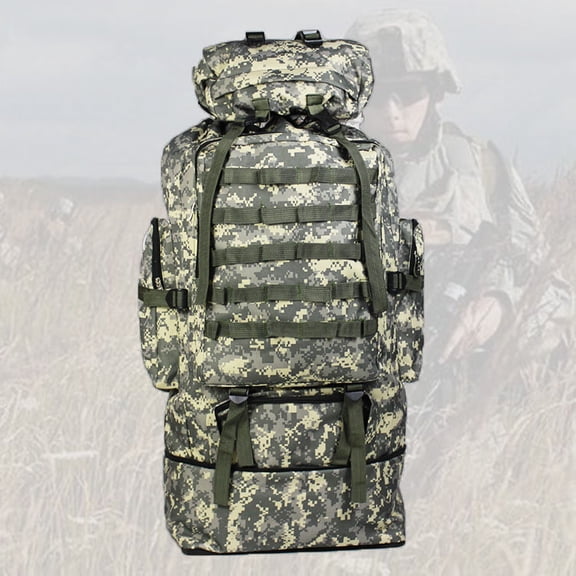 Large-Capacity Outdoor Travel Luggage Large Backpack,Desert digital