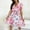 Hot Pink, variant on Dresses for Women 2023 Plus Size Summer Casual Midi Clearance Dresses For Women 2023 Women'S Fashion Bohemian V-Neck Loose Short Sleeve Print Mini Length Dress
