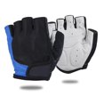 thumbnail image 2 of Peahefy Knitted Half Finger Riding Glove Breathable Shockproof Bike Cycling Gloves, 2 of 8