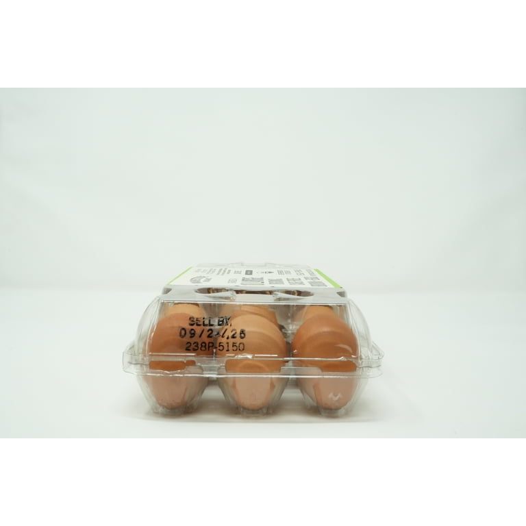 Marketside Large Brown Eggs, 18 Count, from hens raised with