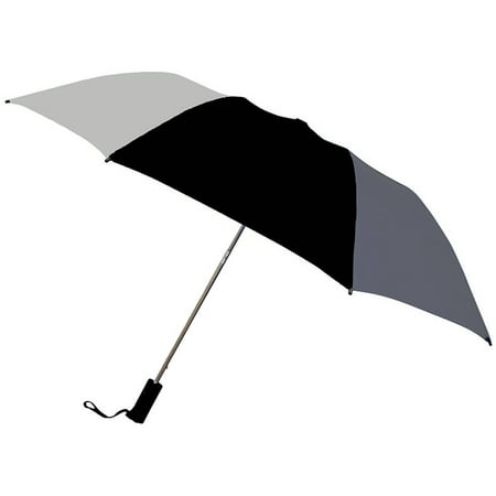 56 folding golf umbrella, with windproof frame design, rubber spray handle, and mesh carrying