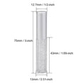thumbnail image 2 of Uxcell 0.51'' Diamond Straight Router Bit Brazed Cylinder Profile Wheel 1/2-inch Shank for Stone Marble, 2 of 5