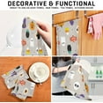thumbnail image 6 of GZHJMY Funny Halloween Elements Kitchen Dish Towel Set, Drying Kitchen Towels Tea Towels Gift Set for Drying Cleaning Cooking Baking 4Pcs, 6 of 6