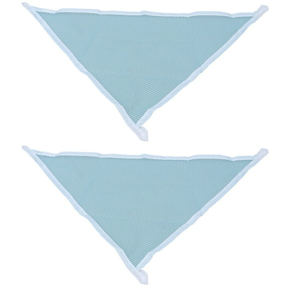 2pcs Toy Hammock Set Removable Stuffed Animal Hammock Corner for Organizing and Displaying Toys(Sky-blue)