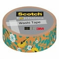 thumbnail image 2 of Scotch Expressions 32' Orange Tropical Birds Washi Tape, 2 of 2