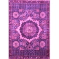 thumbnail image 1 of Ahgly Company Indoor Rectangle Abstract Purple Modern Area Rugs, 8' x 10', 1 of 4