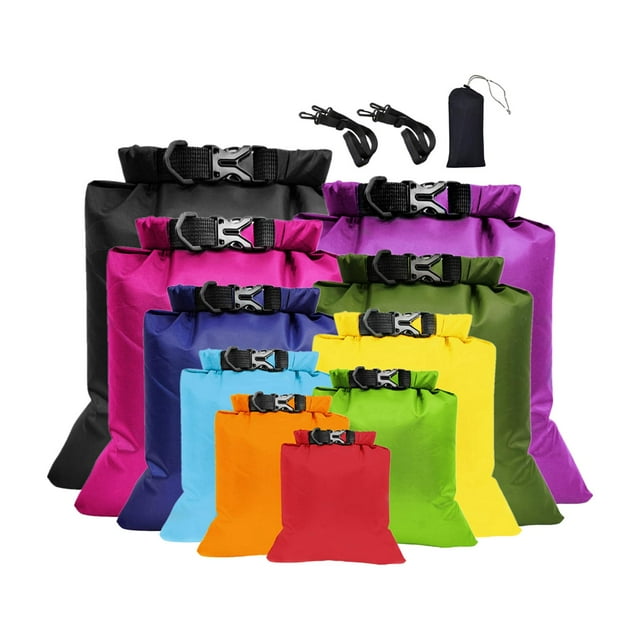 10x impermeables Kayak Bolsa flotante Mochila impermeable Bolsas impermeables flotantes ligeras Bolsa flotante para kayak para acampar Sunnimix Riñonera impermeable