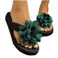 thumbnail image 4 of Green Ladies Everyday Fashion Thick-Soled Decor Open Toe Footwear Ventilated For Outdoor Spring Summer Beach Comfortable, 4 of 4