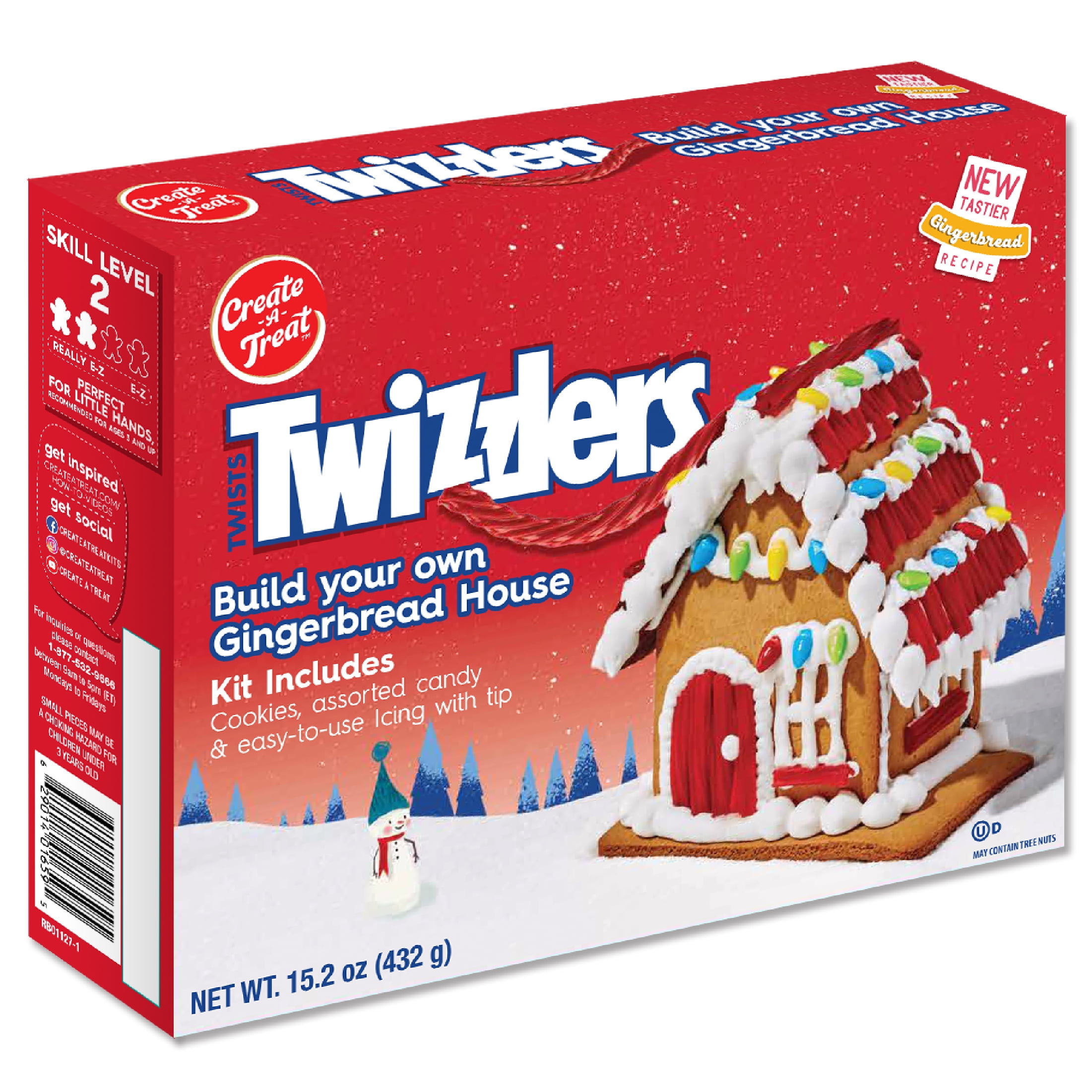 Holiday CreateATreat Cookie Decorating Kit, TWIZZLERS Gingerbread