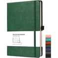 thumbnail image 1 of Lined Journal Notebook A5 Leather Notebook Writing Journal with 192 Numbered Pages,Hardcover,100gsm Thick Paper 5.75'' × 8.38'', 1 of 6