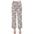 thumbnail image 2 of White Mark Women's Floral Paisley Palazzo Pants, 2 of 6