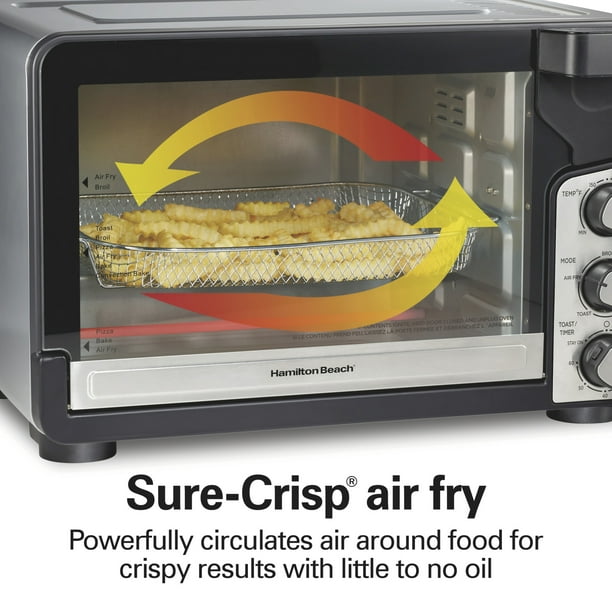 Hamilton Beach Easy View XL Toaster Oven with Sure-Crisp® Air Fry