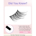 thumbnail image 2 of Half Lashes Natural Corner Eyelashes Wispy Natural Look Clear Band 3/4 Lashes Half-01, 2 of 13