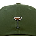 thumbnail image 2 of Dalix Espresso Martini Embroidered Cap Cotton Baseball Cute Cool Dad Hat Womens in Olive, 2 of 5