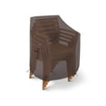 thumbnail image 5 of COVERS&ALL Stackable Chair Cover 18 Oz Waterproof - 100% UV & Weather Resistant PVC Coated Patio Furniture Cover with Air Pockets & Drawstring for Snug Fit (24W x 32D x 34H x 15 FH, Coffee), 5 of 6