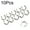 25mm, variant on 10Pcs Spring Terry Clips Open Type Spring Steel Tool Clips Heavy Duty Water Pipe Clamps Hardware